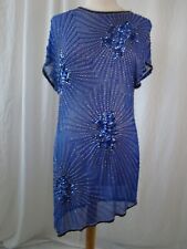 Vintage blue silk for sale  WIRRAL