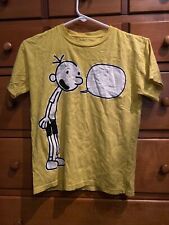 Camiseta Diary of a Wimpy Kid Youth Grande Amarela (O4), usado comprar usado  Enviando para Brazil