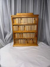 Bible Bookcase Wooden Teaching Christian Game Learn Books Of The Bible for sale  Shipping to South Africa