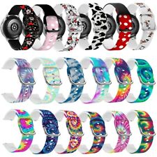 Usado, Pulseira de silicone com estampa de tie dye Mickey para Samsung Galaxy Watch 20/22 mm comprar usado  Enviando para Brazil