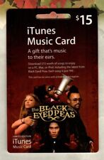 Tarjeta de regalo ITUNES The Black Eyed Peas (2006) ($0 - SIN VALOR) segunda mano  Embacar hacia Argentina