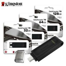 Kingston DataTraveler 70 64GB 128GB 256GB TIPO C Flash Drive Memory Stick lote Reino Unido, usado segunda mano  Embacar hacia Argentina