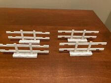 Lemax Collection White Wooden Rail Fence 4 pieces for sale  Shipping to South Africa