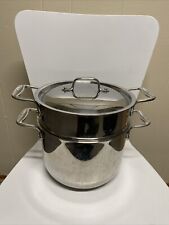 All Clad Stainless Steel Stockpot & Strainer Set (6 qt) - Multi-Pot with Lid for sale  Shipping to South Africa