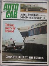 Autocar magazine january for sale  DARWEN