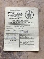 1941 wwii ration for sale  KETTERING