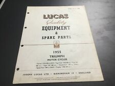 Lucas 1955 triumph for sale  MARLBOROUGH