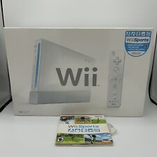 Consola Nintendo Wii en caja con paquete de placa de ajuste Wii probado segunda mano  Embacar hacia Argentina