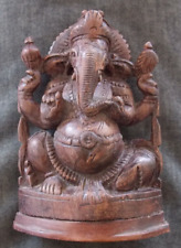 Wooden handcarved elephant for sale  NORWICH