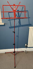 Music stand red for sale  LONDON