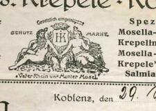 Koblenz rechnung 1927 gebraucht kaufen  Sinzig