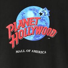Camiseta masculina vintage Planet Hollywood tamanho grande preta Mall of America anos 90 comprar usado  Enviando para Brazil