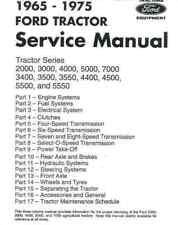 Ford Tractor 2000 3000 4000 5000 7000 manual de oficina de serviço + modelo industrial comprar usado  Enviando para Brazil