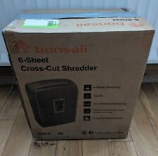 Bonsaii C204-C Paper Shredder - 6 Sheet Cross-Cut, P3, 13L Bin - NOT WORKING for sale  Shipping to South Africa