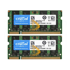 Crucial 8GB 4GB 2GB 2RX8 PC2-6400 DDR2-800MHz 200pin SODIMM pamięć do laptopa*, używany na sprzedaż  Wysyłka do Poland