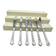 Estia Set of 6 Dinner Knives Dorian Stainless Flatware Korea for sale  Shipping to South Africa