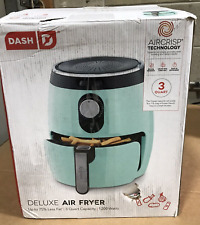 Fritadeira a ar Dash Deluxe + fogão de forno com controle de temperatura antiaderente fritadeira Ba... comprar usado  Enviando para Brazil