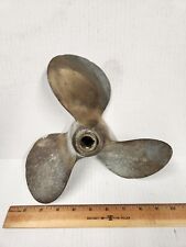 VINTAGE ORIGINAL MICHIGAN BRASS BOAT PROPELLER  Antique Patina 10.5 Inches, used for sale  Shipping to South Africa