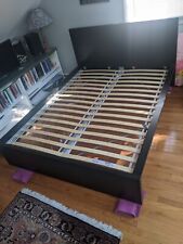 ikea black queen bed frame for sale  Wellesley Hills