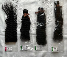 Kinky Curly 100% Natural Real Human Brazilian Remy Hair Weave Bundles & Closure for sale  Shipping to South Africa