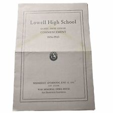 Lowell high school for sale  Bodega Bay