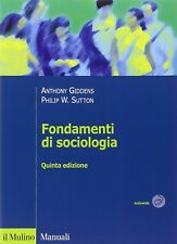 Fondamenti sociologia quinta usato  Italia