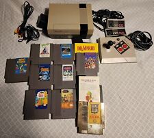 Nintendo NES Console (NEW 72 PIN) 2 Controllers, Joy Stick, 9 Games Bundle. for sale  Shipping to South Africa
