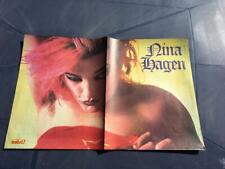 Occasion, Poster NINA HAGEN - 1981 45 x 30 cm (13,7 x 9,1 inches) d'occasion  Bully-les-Mines