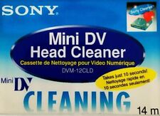 Sony cassette limpieza de cabeza mini videocámara DVD limpiador digital Minidv DVM-12CLD. segunda mano  Embacar hacia Argentina