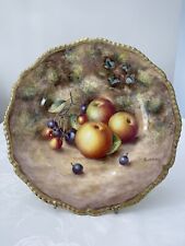 Royal worcester cabinet plate -Full fruit-Freeman  for sale  HULL