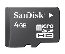 Usado, Tarjeta de memoria SanDisk 4 GB Micro SD HC (SDSDQ-4096-A11M) segunda mano  Embacar hacia Mexico