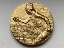 medalla de arte de bronce "Sarajevo MM 1984" 75 mm segunda mano  Embacar hacia Argentina