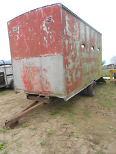 Used, Shepherds Hut Conversion Project Farm Horse Trailer Vintage Glamping Storage for sale  SCARBOROUGH