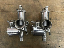 Used, Vintage Chrome Amal 389/95 Carbs Triumph Bonneville T120 T120TT T120C  for sale  Shipping to Canada