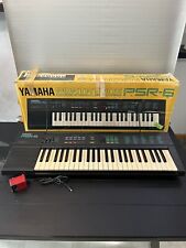 Teclado eletrônico portátil vintage anos 1980 Yamaha PSR-6 sintetizador com caixa e potência, usado comprar usado  Enviando para Brazil