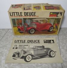 Little Deuce Model Kit 1960's BOX INSTRUCTIONS 32 Ford Roadster Vintage for sale  Stevens