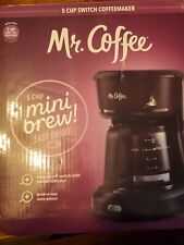 Cafeteira Mr. Coffee 5 xícaras 25 oz. Mini Brew, Black FAST comprar usado  Enviando para Brazil