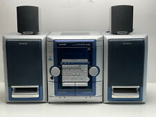 Used, Aiwa AM/FM -Stereo System- 3-Disc CD Player Dual Cassette CX-NAJ24 for sale  Shipping to Canada