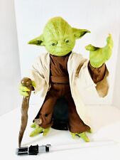Star Wars Yoda Jedi Training Legendary Spin Master 16" com sabre de luz e bengala comprar usado  Enviando para Brazil