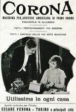 Pubblicita 1921 corona usato  Biella