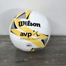 Bola de juego de voleibol recreativa oficial Wilson AVP WTH6207 amarilla blanca negra segunda mano  Embacar hacia Argentina