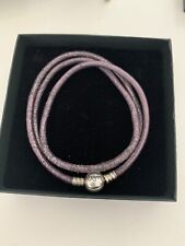 Pandora triple leather for sale  LEICESTER