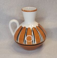Elle Keramikk Norway Handcrafted Painted 927 Art Pottery Vase 5" Signed, brukt til salgs  Frakt til Norway