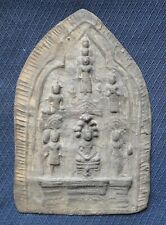 Placa votiva budista de bronze exclusiva e muito antiga - Iconografia muito interessante comprar usado  Enviando para Brazil