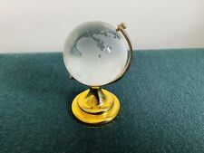 Globe crystal etched for sale  CHICHESTER