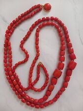 Collana corallo rosso usato  Roma