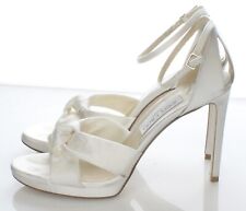platform white satin heels for sale  Fullerton