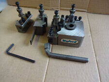 Myford Super 7, ML7 original Dickson tool holder + four holders, keys, washer for sale  Shipping to South Africa