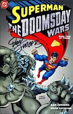 SUPERMAN THE DOOMSDAY WARS #2 SIGNED BY ARTIST DAN JURGENS for sale  Shipping to South Africa