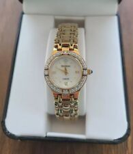 Relógio feminino Armitron Avon tom dourado pavê pulseira de detalhes de strass  comprar usado  Enviando para Brazil